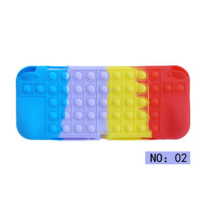 VAORLO Silicone Bubble Protective Case Shockproof Cover Case Dockable Shell For Nintendo Switch OLED Accessories