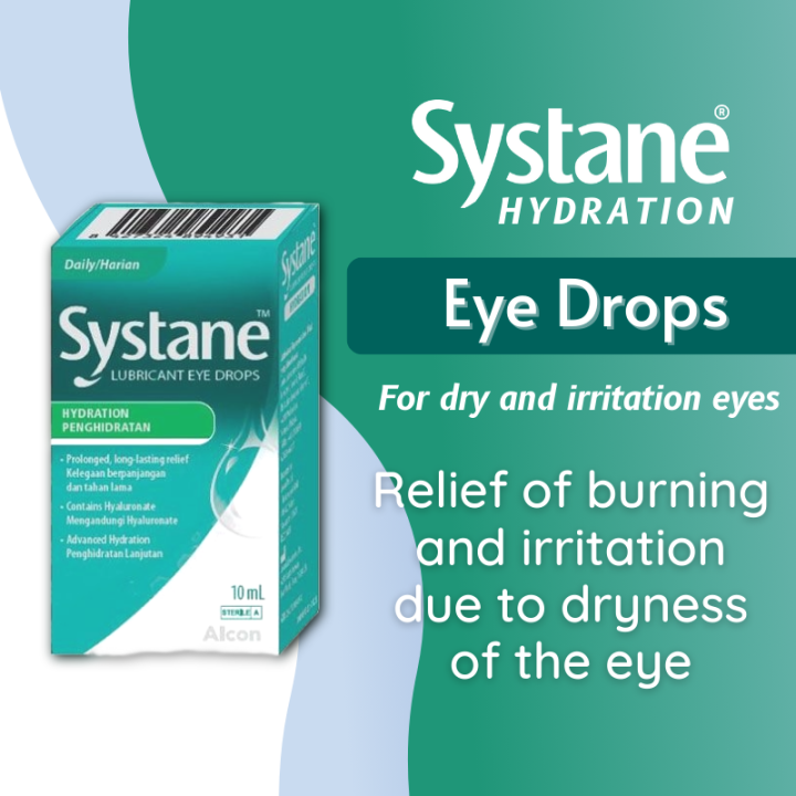 Alcon Systane Hydration Lubricant Eye Drops 10ML Lazada Singapore