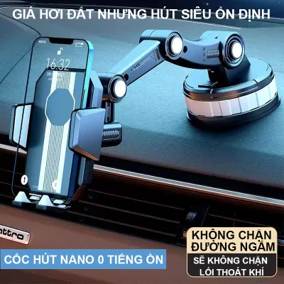 Giá Đỡ Điện Thoại Trên Ô Tô Đa Năng Kẹp Điện Thoại Xoay 360 Độ Siêu Chắc Chắn Chống Rung Gắn Trên Bất Kỳ Bề Mặt Nào Bảo Hành 6 Tháng Đổi Mới