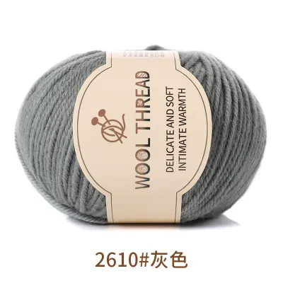 50g/roll Wool Yarn Thick Thread Wool Yarn Soft Medium DIY Hand Knitted Crochet Scarf Clothes Yarn Clothes Hats Baby Yarn