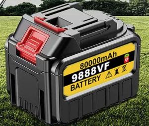 เครื่องตัดหญ้าไฟฟ้าไร้สาย 9888VF*1  พกพา เบาสะดวก มีล้อ 80000mah*2 เครื่องตัดหญ้าแบต มอเตอร์พลังสูง กำจัดหญ้าพืช  แบตเตอรี่ลิเธียม กำลังสูง 21V ตัดหญ้าง่ายๆ ไร้เสียงรบกวน Lawn mower