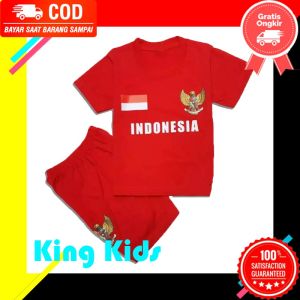 Lucky Kids Setelan Anak Laki-Laki Timnas Indonesia Uk 1-10 Tahun