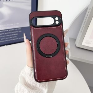 Men Women PU Leather Case for Google Pixel 10 9 Pro XL 8A 7A 8A 360 Rotate Bracket Cover for Google 5 6 7 8 Pro 4Pro