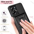 itel A70 2023 Shockproof Armor Casing For For itel A70 itelA70 A 70 70A 4G 5G 2023 Push Pull Camera Protect Phone Case Car Magnet Holder Ring Shockproof Back Cover. 