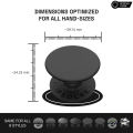 PopSockets Black PopGrip | ที่จับโทรศัพท์พรีเมี่ยม | ที่วางโทรศัพท์ที่ดีที่สุดและเหมือนกับที่ยึดแหวนโทรศัพท์ | รองรับการวางโทรศัพท์ตั้งโต๊ะและการติดตั้งโทรศัพท์ในรถยนต์ | ที่ยึดโทรศัพท์มือถือที่วางโทรศัพท์และที่จับโทรศัพท์เซลล์สำหรับทุกยี่ห้อ. 