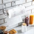 Paper Towel Holder for Wire Shelving 5'' D x 12'' W x 4.5'' H Hanging Paper Towel Holder Wire Shelf Accessories for Camp Dorm Laundry Room Stove Kitchen(Silver). 