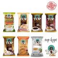 Instant Drink Wings Food Top Kopi Sachet / Saset Kopi Gula, Susu, Moka, Susu Kental Manis, Gula Aren, Legitzz, Avocado, Toraja, Cappucino, Barista, White Coffee, Neo Coffee Moccacino / Mocchacino, Caramel Macchiato / Machiato, Tiramisu, Renceng Grab Gojek. 