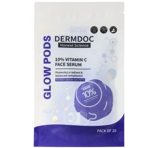 DERMDOC 10% Vitamin C Face Serum Glow Pods 0.5ml