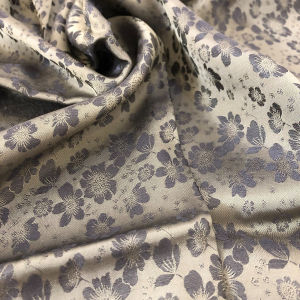 Vải Lụa Tơ Tằm Palacesilk hoa cải màu xám nhạt may áo bà ba áo dài và các loại váy đầm