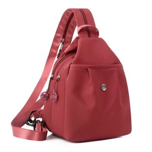 Dual Use Women Backpack/Chest Bag New Fashion Nylon Messenger Bag Outdoor Sling Bag Large Capacity