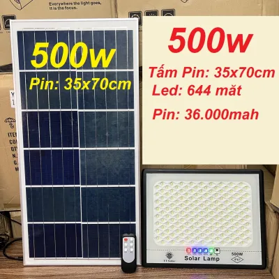 Đèn Năng Lượng Mặt Trời Đèn Led Chống Lóa Cao Cấp 2025 100W200W300w 500W Khung Nhôm Bảo hành 2 năm
