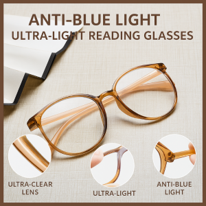 Anti-Blue Light Reading Glasses Men And Women Presbyopic Glasses Portable Fashion Ultra-Light Comfortable Wear