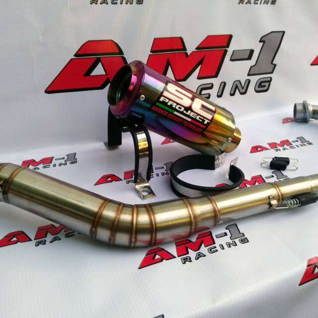 Knalpot Racing SC Project Pelangi New R15 V2 V3 Vva Vixion Nva Nvl ...