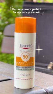 Kem chống nắng kiềm dầu & ngừa mụn Eucerin Sun Dry Touch SPF50+ 50ml