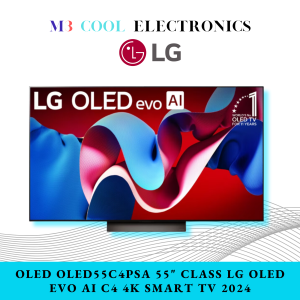 LG OLED65C4PSA 65" / OLED55C4PSA 55" CLASS LG OLED EVO AI C4 4K SMART TV 2024 + 3 YEARS WARRANTY