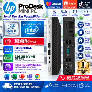 HP EliteDesk Mini PC Intel Core i5 6th Gen NVMe SSD SODIMM RAM Compact Desktop Preloved