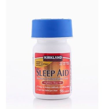 Kirkland Signature Sleep Aid 25 mg Doxylamine Succinate 96 Tablets