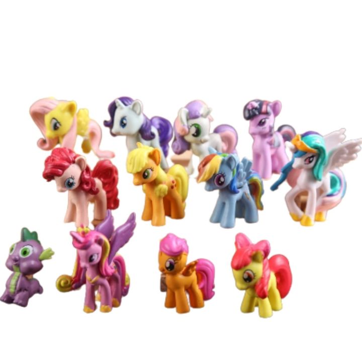 Cake Topper Cartoon Pony | Cake Toys Pony | Cake Decoration | Hiasan ...