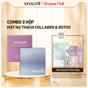 Combo mặt nạ thạch collagen + mặt nạ thạch botox mờ nhăn chống lão hoá nâng cơ trẻ hoá làn da dưỡng ẩm cao cấp Arocell