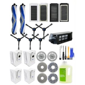 Ecovacs DEEBOT X5 Pro Max Plus ULTAR Robot Vacuum Cleaner HEPA Filters Roller Main Brushes Mop Pads Dust Bags Side Brush Cover Accessories Replacement Parts