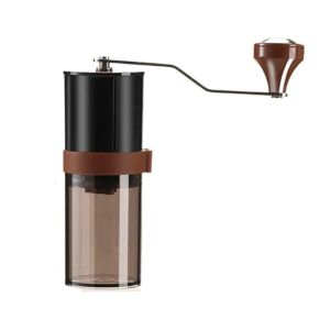 HUNIU Double Bearing Design Manual Coffee Grinder Adjustable Coarseness Ceramic Grinding Core Coffee Grinding Machine High-end with Cleaning Brush Hand Crank Coffee Mill Home Use