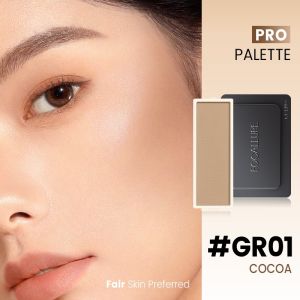FOCALLUREBlur Matte Contour 3D Highlighter Contour DIY Palette Fine Powder Pro-Palette