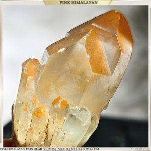 HIMALAYAN PINK TWIN POINT *PREMIUM QUALITY* [JM79] : POWERFUL IN RELATIONSHIP CLARITY ABUNDANCE POSITIVITY HEALING