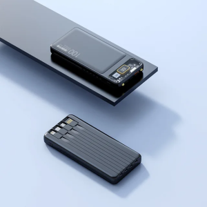 SG【Ready Stock】100W Power Bank Fast Charging Power Bank 4-in-1 Data Cable Portable Power Bank 20000mAh 充电宝