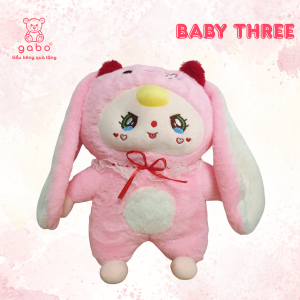 gấᴜ bông Baby Three đầu to cute Bé Ba Thỏ 400% tai cụp Mẫu mới hottrendQuà tặng sinh nhật cao cấp K4T2
