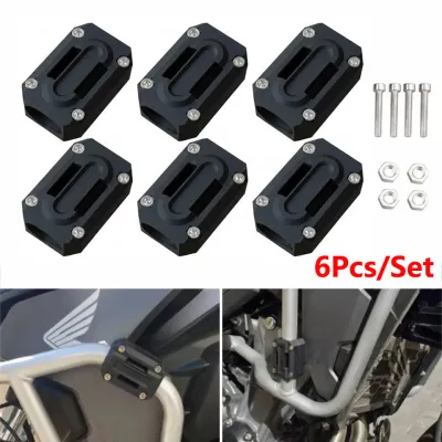 6Pcs Motorcycle Bumper Guard Crash Guard Protective Slider 22/25/28mm Universal Bumper Guard Block