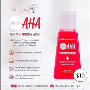 BRILLIANT SERUM FACE & BODY AHA SERUM
