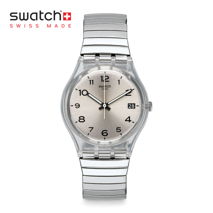 Swatch stainless steel discount strap