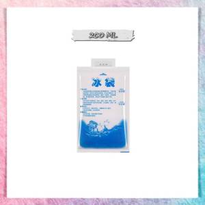 Ice Gel Pack Gabag 200 dan 400 ML Blue Cool Jelly Cooler Bag Kantong Air Es Pendingin Lunch Bag Tas ASI Ice Pack Air Cooler Ice Gell 200 dan 400 ML