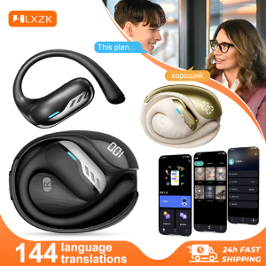 Tai nghe mở tai Tai nghe dịch không dây Bluetooth Thời gian thực 144 Trình dịch ngôn ngữ Cuộc họp kinh doanh Tai nghe học tập2026