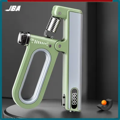 JBA Hand Grip Heavy 10-120KG Adjustable With Counter Timer LCD HD Display Gripper For Hand Exerciser Multifunctional Durable