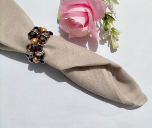 Hijabnur1 -  Cincin Hijab -  Ring  Kristal Ceko Handmade