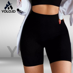 Celana Legging Celana Pendek Yoga Celana Olahraga Wanita High Waist Gym Yoga & Running Sport