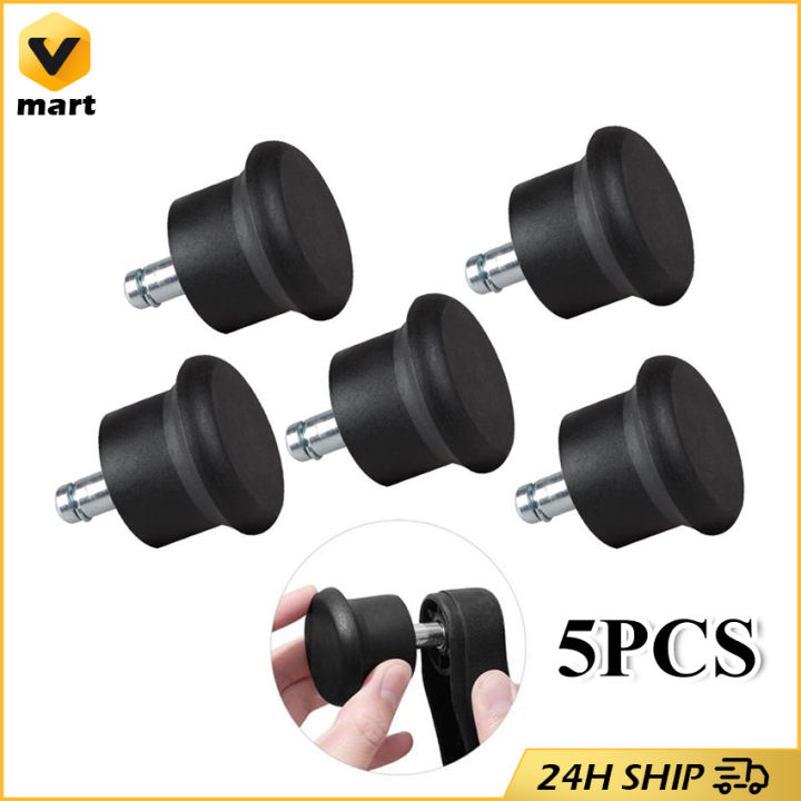 5pcs Chair Wheels Stopper Swivel Caster Stool Silent Office Hotel