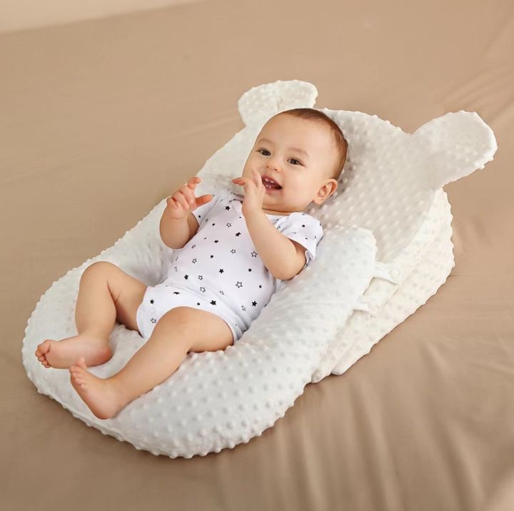 Anti-Colic Baby Pillow with Portable Wedge and Washable Pillow