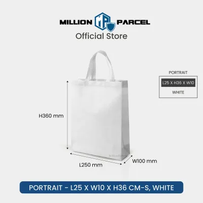 MillionParcel Non Woven Bag | Reusable Shopping Bag | Reusable Bag | Goodie Bag | Tote Bag | Gift Bag | CNY Bag | Chinese New Year Bag
