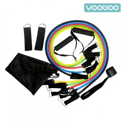 Resistand band set 11pcs /11in1 Set tali fitness/Set tali gym/Band stretching