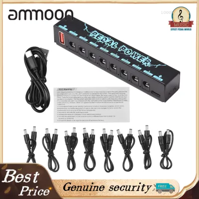 Guitar Pedal Power Guitar Effector Power Supply 8 Isolated DC Output Isolated Power USB IN 5V 2.1A & 8 DC OUT 9V & 1 USB OUT