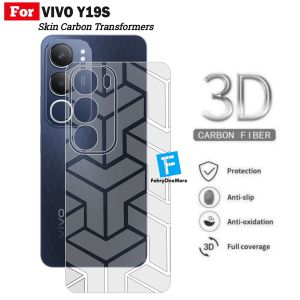 Skin Carbon Vivo Y19s Garskin Motif Transformers Pelindung Belakang