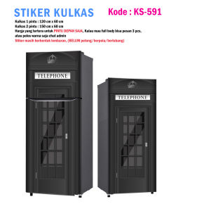 Stiker Kulkas 1 Pintu dan Sticker Kulkas 2 Pintu Telephone