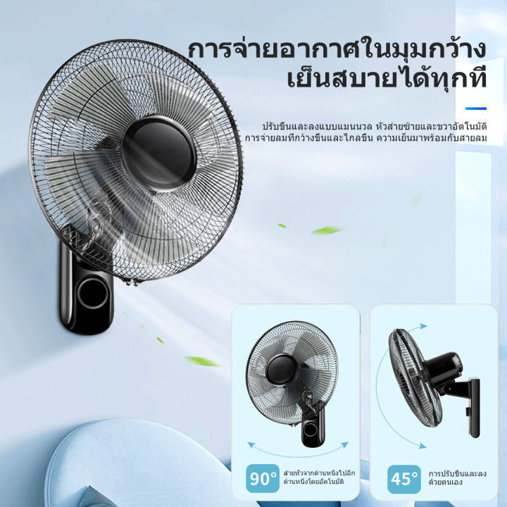 🔥สินค้าขายดี🔥พัดลมติดผนัง16นิ้ว Wall fan พัดลมอุตสาหกรรม พัดลมผนัง แอร์ ...