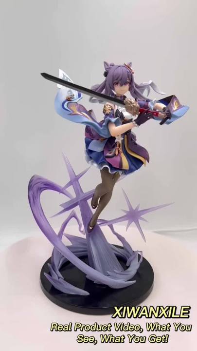 27cm Genshin Impact Keqing Anime Figure Genshin Impact Raiden ShoMona ...