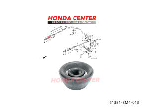 Karet Rubber Bush Bushing Stabil Stabilizer Lintang Radius Rod Strutbar Accord Maestro Cielo