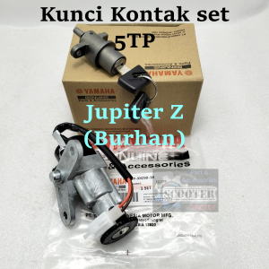 Kunci Kontak set Jupiter z 5TP burhan Kualitas ORIGINAL pasti pas dan awet PRESISI SUDAH SAMA KUNCI JOK YAMAHA BISA COD