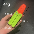 3D Carrot Butterfly Knife Unzip Toy Radish Knife. 