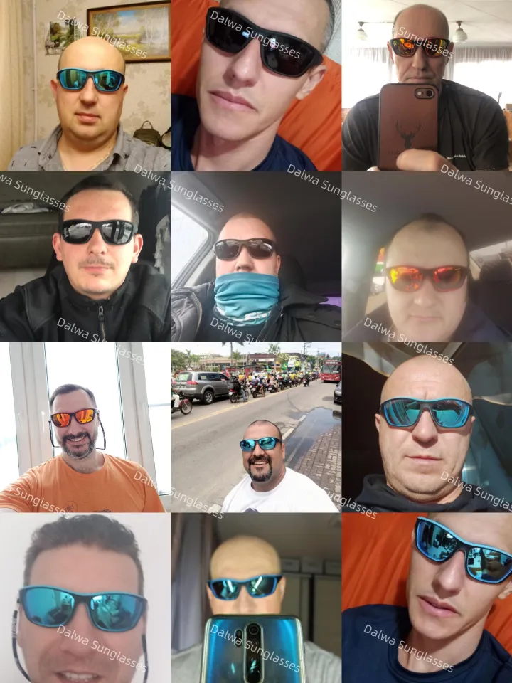 Dalwa Fishing Sunglasses Polarized Men's Driving Shades Male Sun Glasses  Hiking Fishing Classic Sun Glasses UV400 Eyewear
